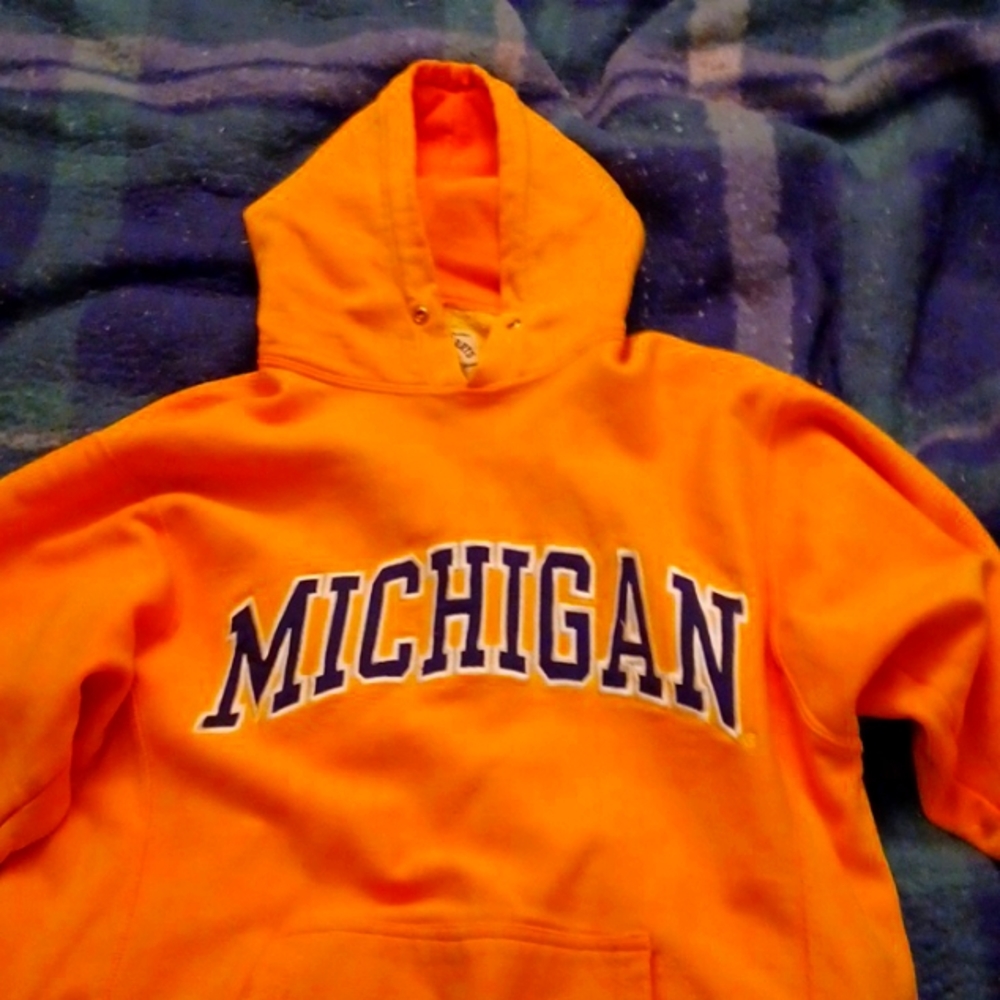 Steve & Barry's Michigan hoodie,  bought here in Wolverine territory!